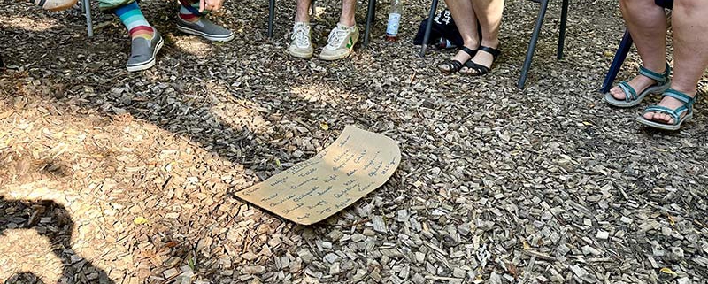 Solawi Gemeinschaftsgarten Trier, Skillsharing-Woche 2025, Poetry Slam Workshop