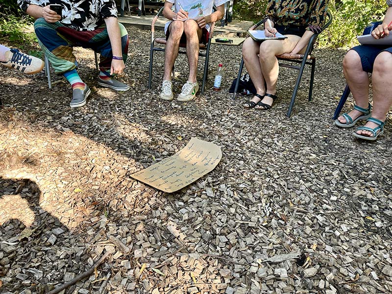 Solawi Gemeinschaftsgarten Trier, Skillsharing-Woche 2025, Poetry Slam Workshop